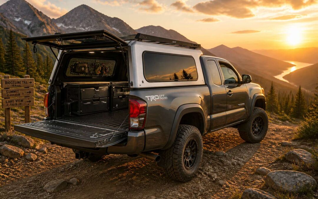 Extra cab aluminium canopies secure your truck bed.
