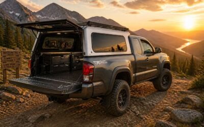 Extra cab aluminium canopies secure your truck bed.